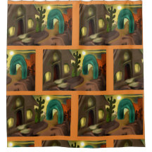 Spaanse Mission Southwestern Abstracte Art