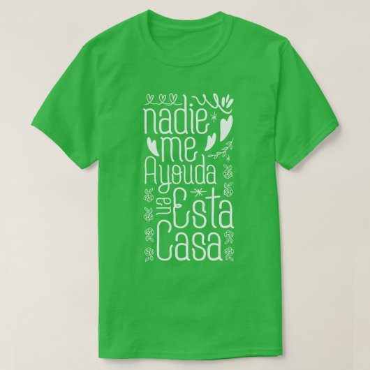 Spaanse moederdag cadeau t-shirt (Design voorkant)