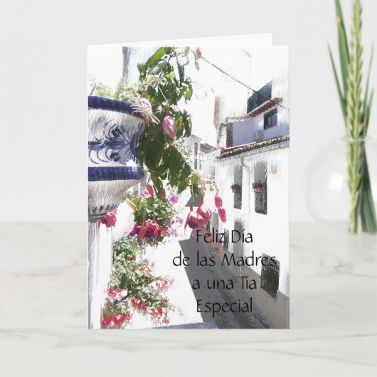 Spaanse Moederdag Kaart (Voorkant)