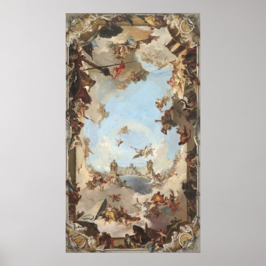 Spaanse monarchie, Giovanni Tiepolo Fine Art Poste Poster (Voorkant)