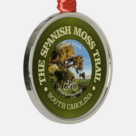 Spaanse Mos Trail (fietsen c) Metalen Ornament (Rechts)