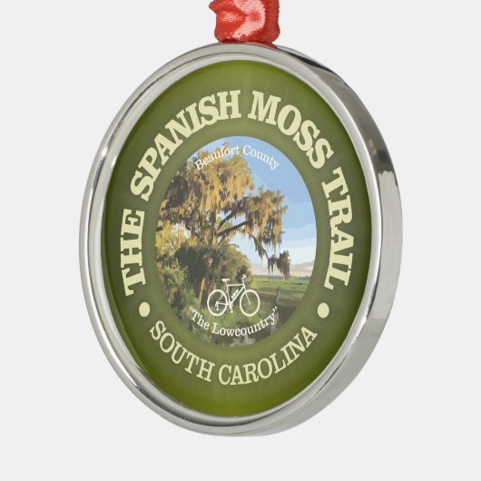 Spaanse Mos Trail (fietsen c) Metalen Ornament (Links)