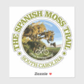 Spaanse Mos Trail (fietsen c) Sticker (Vel)