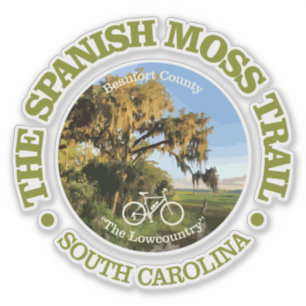 Spaanse Mos Trail (fietsen c) Sticker