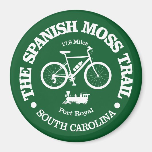 Spaanse Moss Trail (fietsen) Magneet (Voorkant)