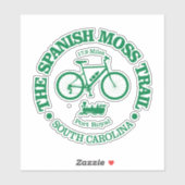 Spaanse Moss Trail (fietsen) Sticker (Vel)