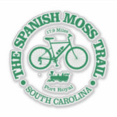Spaanse Moss Trail (fietsen) Sticker (Voorkant)