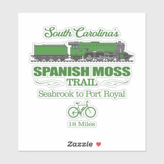Spaanse Moss Trail (RT2) Sticker (Vel)