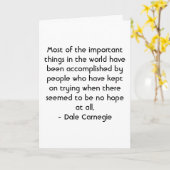 Spaanse motivatie - Dale Carnegie Kaart (Gele Bloem)