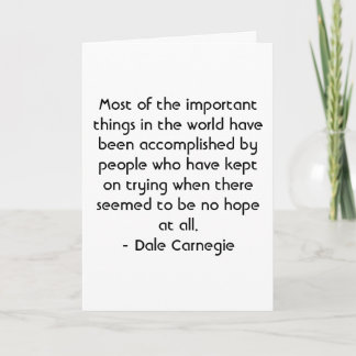 Spaanse motivatie - Dale Carnegie Kaart