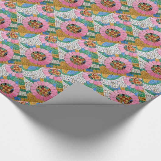 Spaanse mozaïek cadeaupapier (Hoek)