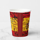 Spaanse nationale dag, Spaanse feestdag, Papieren Bekers (Rechts)