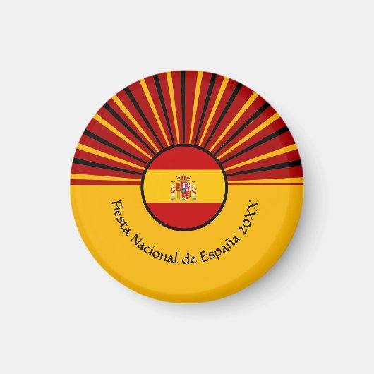 Spaanse nationale feestdag Spanje Spaans ispaniek Magneet (Voorkant)