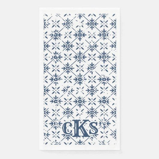 Spaanse noodlijdende Tegel | Badhanddoeken voor ga Servet (Voorkant)