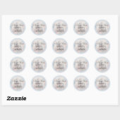 Spaanse Nuestra Boda Sprookje Trouwstickers Ronde Sticker (Vel)