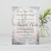 Spaanse Nuestra Boda Sprookjeskasteel bruiloft Kaart (Staand voorkant)