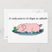 Spaanse offertes briefkaart (Voorkant / Achterkant)