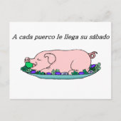 Spaanse offertes briefkaart (Voorkant)