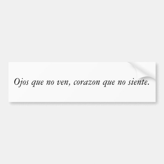 Spaanse offertes bumpersticker (Voorkant)