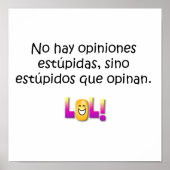 Spaanse offertes poster (Voorkant)