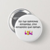 Spaanse offertes ronde button 5,7 cm (Voorkant /achterkant)