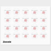 Spaanse offertes ronde sticker (Vel)