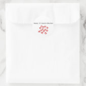 Spaanse offertes ronde sticker (Tas)