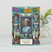 Spaanse Onze Lieve Vrouw van Guadalupe Gebed sched Kaart (Staand voorkant)