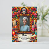 Spaanse Onze-Lieve-Vrouw van Guadalupe Gebedssched (Staand voorkant)