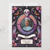 Spaanse Onze-Lieve-Vrouw van Guadalupe Gebedssched Kaart (Voorkant)