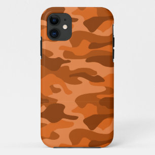 Spaanse Oranje Eenkleurige Camo Case-Mate iPhone Case