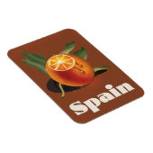 Spaanse oranje reisposter magneet (Rechterzijde)