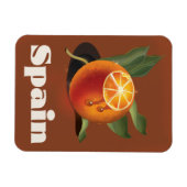 Spaanse oranje reisposter magneet (Horizontaal)