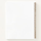 Spaanse oranje reisposter notitieboek (Achterkant)