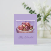 spaanse ornamenten voor kerstmis lila & roze feestdagenkaart (Staand voorkant)