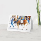 Spaanse Paarden Parade Kaart (Voorkant)