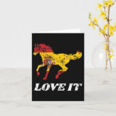 Spaanse paardrijden ruiter ruiter ruiter Po Kaart (Gele Bloem)