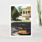 Spaanse Paella Portrait (kippen en konijnen) Kaart (Voorkant)