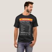 Spaanse pap Nutrition Facts Vaderdag Gift Dadd T-shirt (Voorkant volledig)