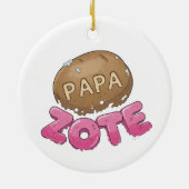 Spaanse Papa Zote Zeep Ornament (Achterkant)