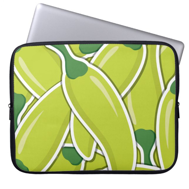 Spaanse peper laptop sleeve (Voorkant)