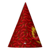 Spaanse peper met vlam feesthoedjes (Links)