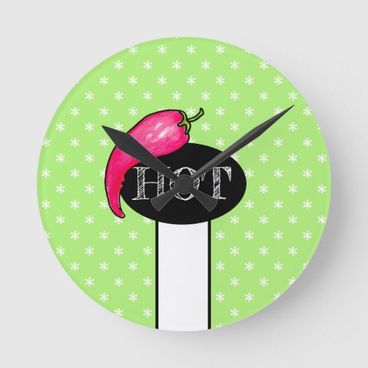 Spaanse peper ronde klok (Voorkant)