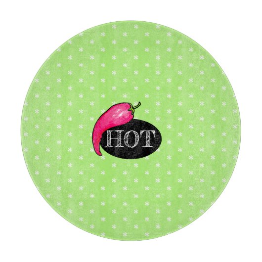 Spaanse peper snijplank (Voorkant)