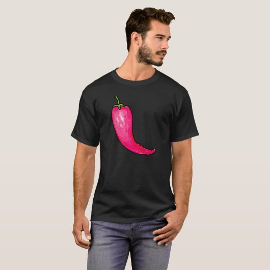 Spaanse peper t-shirt (Voorkant volledig)