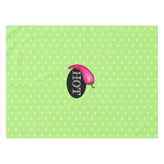 Spaanse peper tafelkleed (Voorkant (Horizontaal))