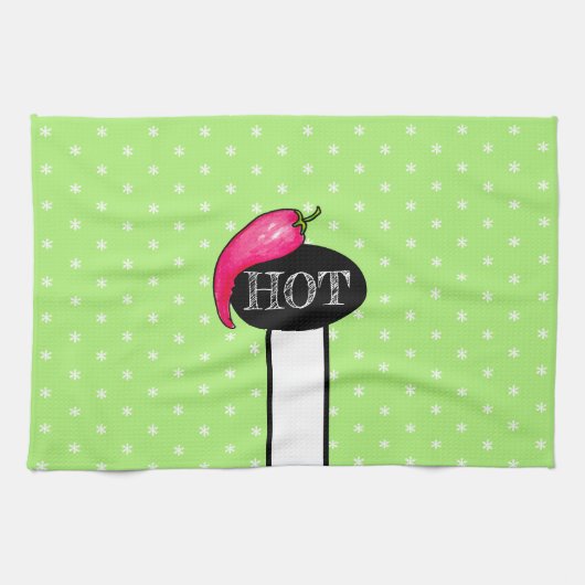 Spaanse peper theedoek (Horizontaal)