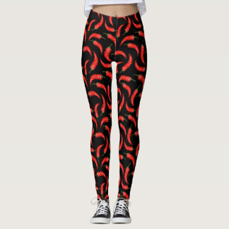 Spaanse peper, zwart leggings