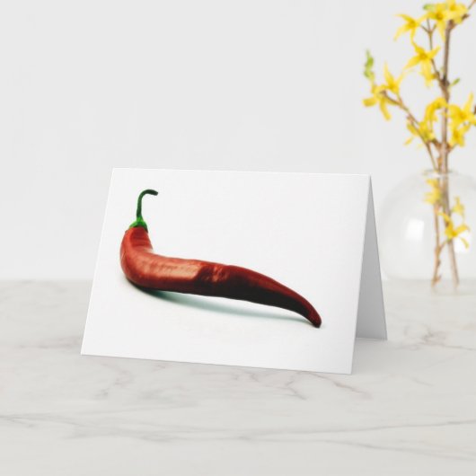 Spaanse pepers kaart (Gele Bloem)