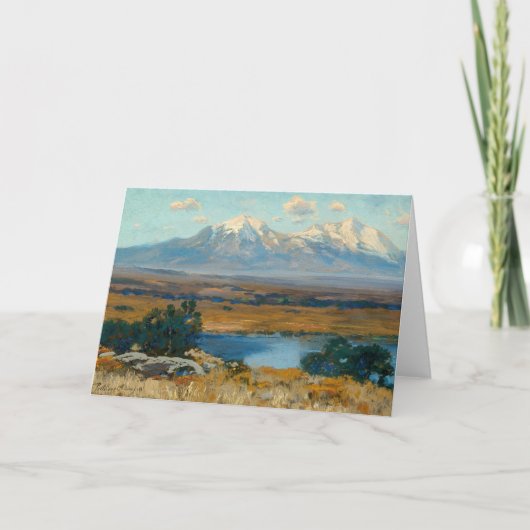 Spaanse pieken, CO | Charles Partridge Adams Kaart (Voorkant)